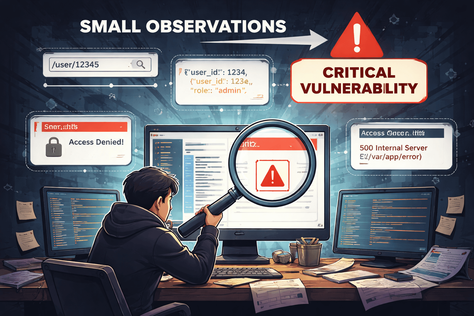 Small observations turning into major vulnerabilities